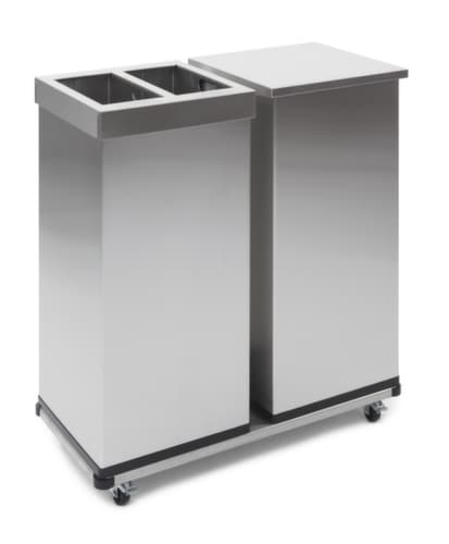 Wertstoffsammler Carro Mix mit Innenbehälter, 2 x 52,5 l