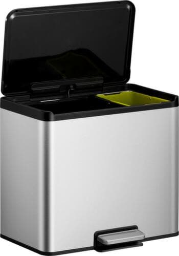 Tretabfallsammler EKO mit fingerabdruckfester Beschichtung, Inhalt 1 x 20 l/ 1 x 9 l