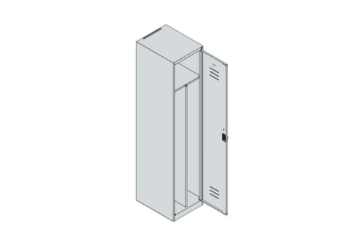 C+P Spind Classic Plus für Schwarz-Weiß-Trennung, Abteilbreite 400 mm