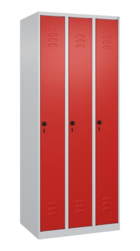 C+P Spind Classic Plus mit 3 Abteilen, Abteilbreite 250 mm