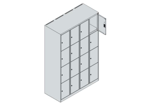C+P Schließfachschrank Classic Plus, 16 Fächer