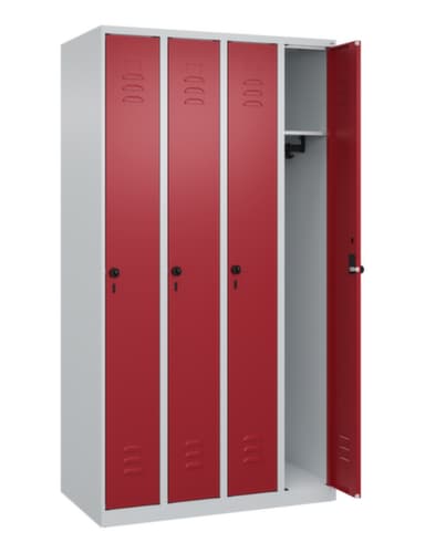 C+P Spind Classic Plus mit 4 Abteilen, Abteilbreite 250 mm