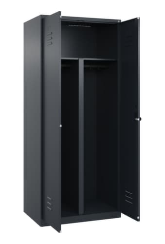 C+P PSA-Spind Classic Plus für Schwarz-Weiß-Trennung, Abteilbreite 400 mm