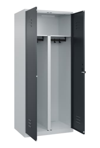 C+P PSA-Spind Classic Plus für Schwarz-Weiß-Trennung, Abteilbreite 400 mm
