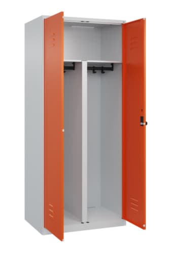 C+P PSA-Spind Classic Plus für Schwarz-Weiß-Trennung, Abteilbreite 400 mm