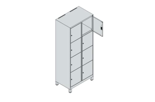 C+P Schließfachschrank Classic Plus, 8 Fächer