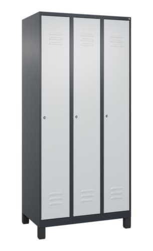 C+P Spind Classic Plus mit 3 Abteilen, Abteilbreite 300 mm