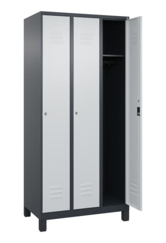 C+P Spind Classic Plus mit 3 Abteilen, Abteilbreite 300 mm