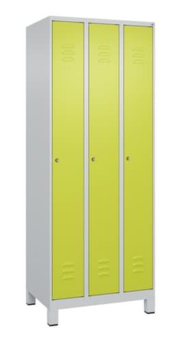 C+P Spind Classic Plus mit 3 Abteilen, Abteilbreite 250 mm
