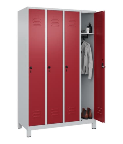 C+P Spind Classic Plus mit 4 Abteilen, Abteilbreite 300 mm