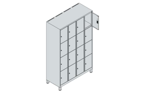 C+P Schließfachschrank Classic Plus, 16 Fächer