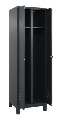 C+P Spind Classic Plus für Schwarz-Weiß-Trennung, Abteilbreite 300 mm