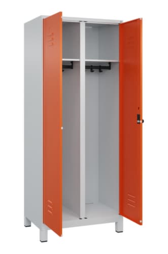 C+P Spind Classic Plus für Schwarz-Weiß-Trennung, Abteilbreite 400 mm