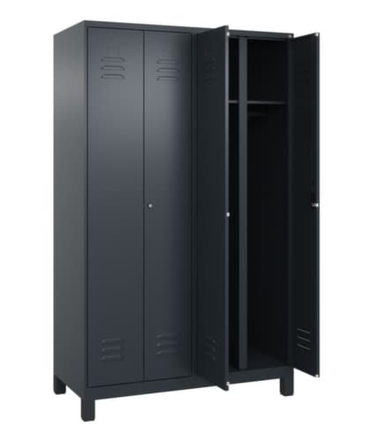 C+P Spind Classic Plus für Schwarz-Weiß-Trennung, Abteilbreite 300 mm
