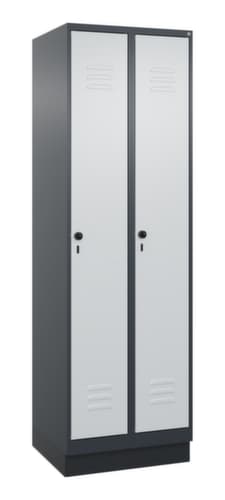 C+P Spind Classic Plus mit 2 Abteilen, Abteilbreite 300 mm