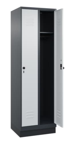 C+P Spind Classic Plus mit 2 Abteilen, Abteilbreite 300 mm