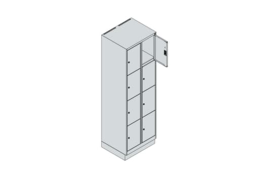C+P Schließfachschrank Classic Plus, 8 Fächer