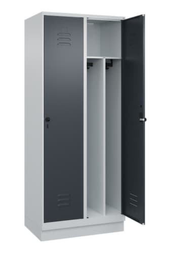C+P Spind Classic Plus für Schwarz-Weiß-Trennung, Abteilbreite 400 mm
