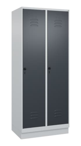 C+P Spind Classic Plus für Schwarz-Weiß-Trennung, Abteilbreite 400 mm