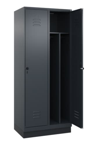 C+P Spind Classic Plus für Schwarz-Weiß-Trennung, Abteilbreite 400 mm