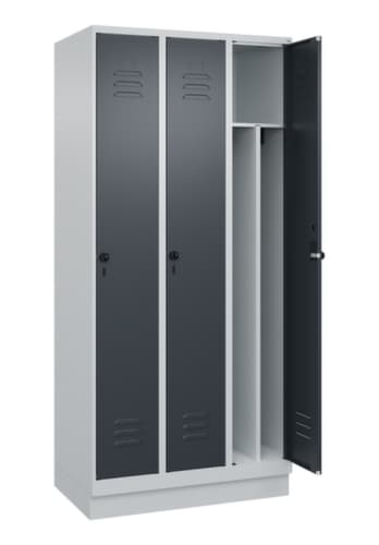 C+P Spind Classic Plus für Schwarz-Weiß-Trennung, Abteilbreite 300 mm