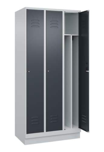 C+P Spind Classic Plus für Schwarz-Weiß-Trennung, Abteilbreite 300 mm
