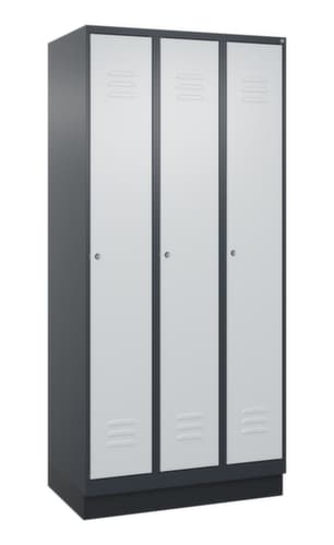 C+P Spind Classic Plus für Schwarz-Weiß-Trennung, Abteilbreite 300 mm