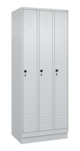 C+P Spind Classic Plus mit 3 Abteilen, Abteilbreite 250 mm