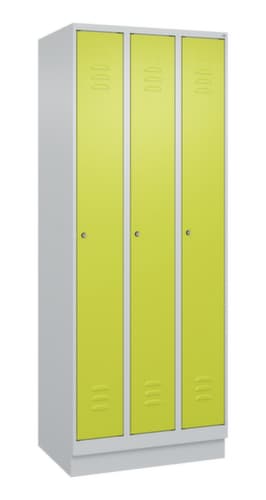 C+P Spind Classic Plus mit 3 Abteilen, Abteilbreite 250 mm