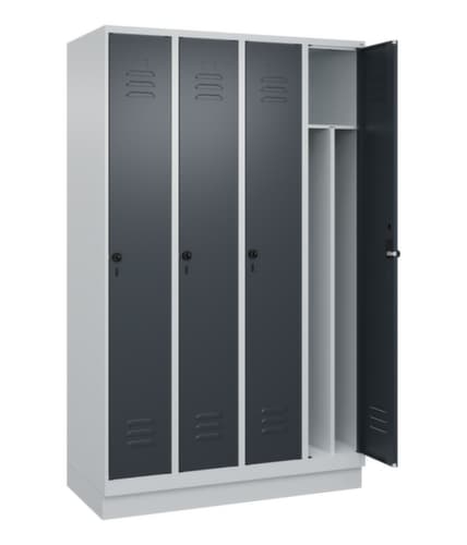 C+P Spind Classic Plus für Schwarz-Weiß-Trennung, Abteilbreite 300 mm