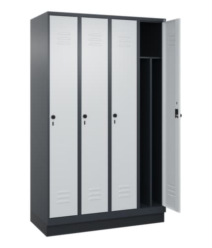 C+P Spind Classic Plus für Schwarz-Weiß-Trennung, Abteilbreite 300 mm