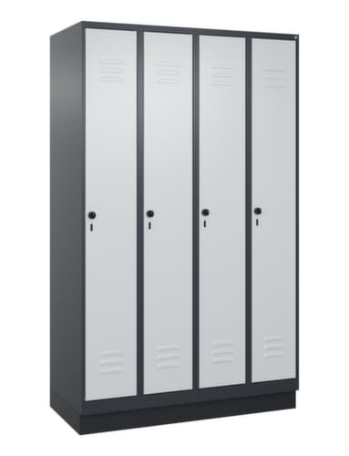C+P Spind Classic Plus für Schwarz-Weiß-Trennung, Abteilbreite 300 mm