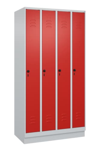 C+P Spind Classic Plus mit 4 Abteilen, Abteilbreite 250 mm