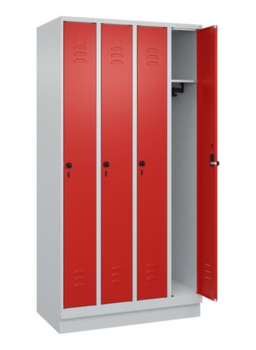 C+P Spind Classic Plus mit 4 Abteilen, Abteilbreite 250 mm