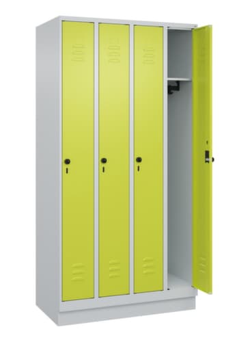 C+P Spind Classic Plus mit 4 Abteilen, Abteilbreite 250 mm