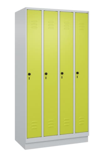 C+P Spind Classic Plus mit 4 Abteilen, Abteilbreite 250 mm