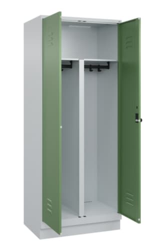 C+P PSA-Spind Classic Plus für Schwarz-Weiß-Trennung, Abteilbreite 400 mm