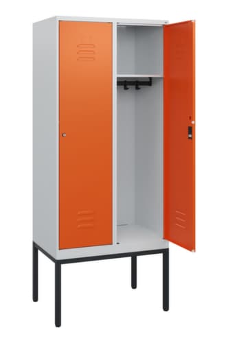 C+P Spind Classic Plus mit 2 Abteilen, Abteilbreite 400 mm