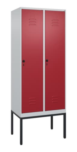 C+P Spind Classic Plus mit 2 Abteilen, Abteilbreite 400 mm