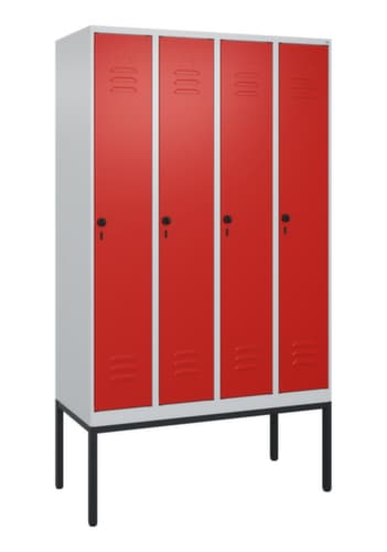 C+P Spind Classic Plus mit 4 Abteilen, Abteilbreite 300 mm