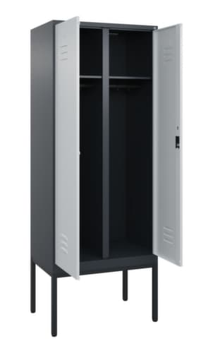 C+P Spind Classic Plus für Schwarz-Weiß-Trennung, Abteilbreite 400 mm