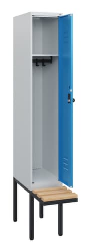 C+P Spind Classic Plus mit Sitzbank, Abteilbreite 300 mm