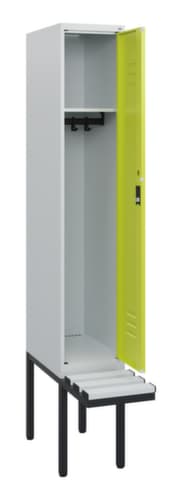 C+P Spind Classic Plus mit Sitzbank, Abteilbreite 300 mm