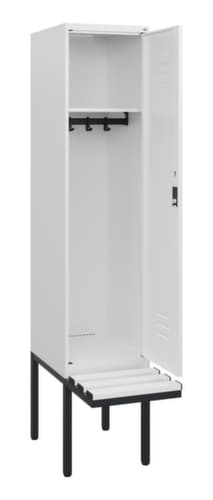 C+P Spind Classic Plus mit Sitzbank, Abteilbreite 400 mm