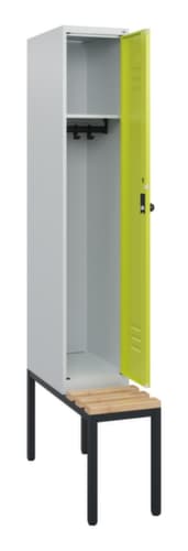 C+P Spind Classic Plus mit Sitzbank, Abteilbreite 300 mm