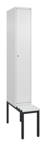 C+P Spind Classic Plus mit Sitzbank, Abteilbreite 300 mm