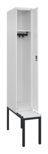 C+P Spind Classic Plus mit Sitzbank, Abteilbreite 300 mm