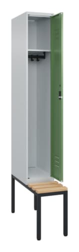 C+P Spind Classic Plus mit Sitzbank, Abteilbreite 300 mm