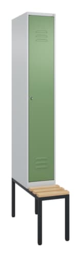 C+P Spind Classic Plus mit Sitzbank, Abteilbreite 300 mm
