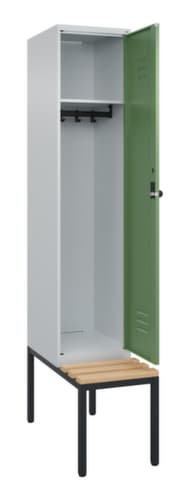 C+P Spind Classic Plus mit Sitzbank, Abteilbreite 400 mm